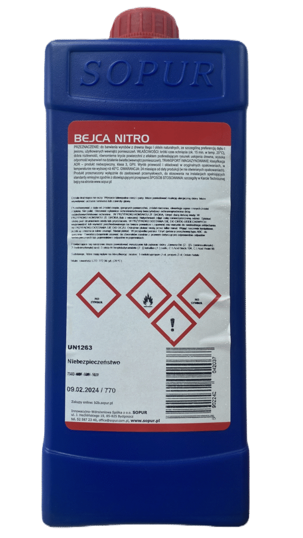 Bejca NITRO Sopur  2 litry kolory - obrazek 11