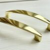 Uchwyt złoty połysk Calio 13,5 cm rozstaw 128 mm - obrazek 4