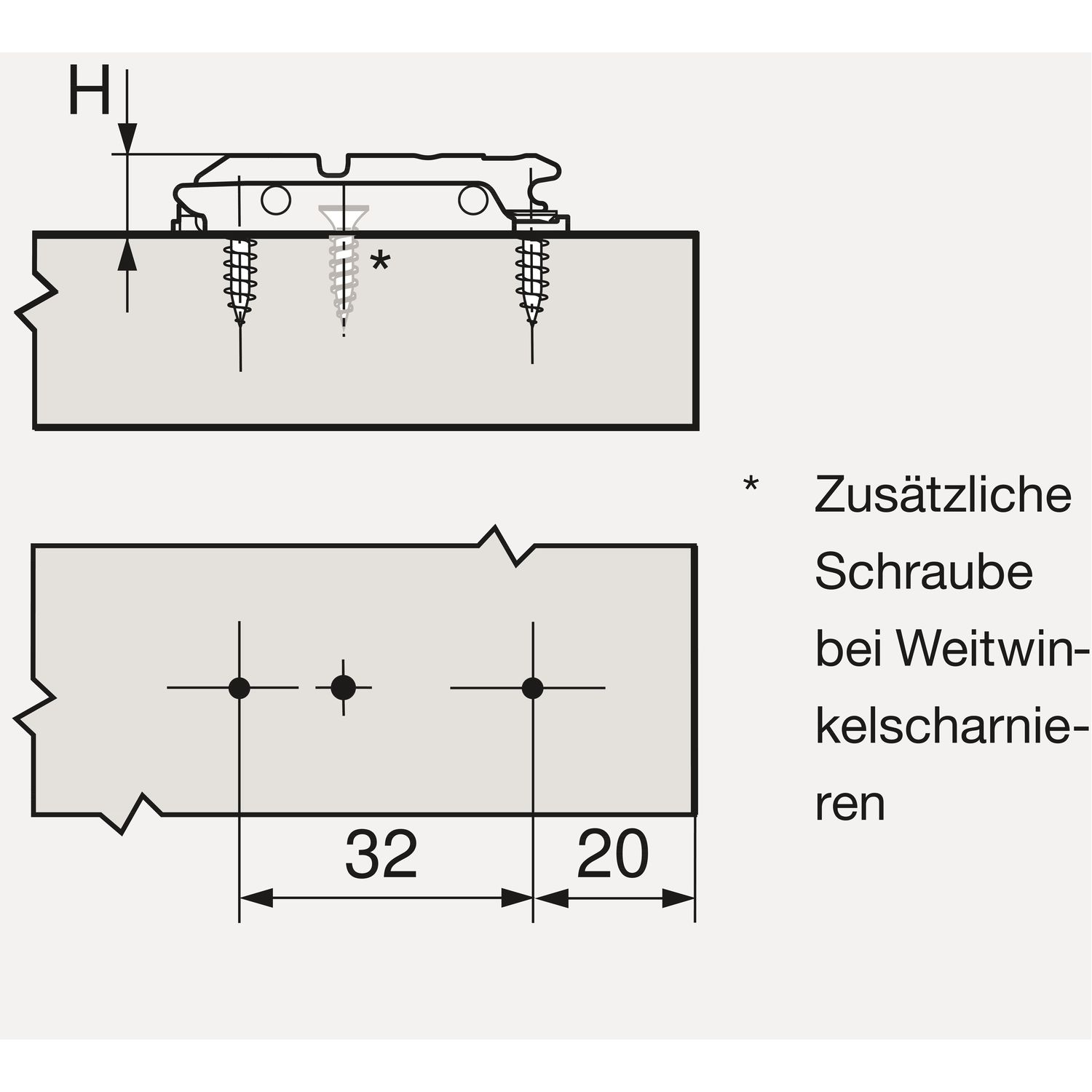 Podnośnik BLUM AVENTOS HK-S 20K2E01.02 – mocna sprężyna, z BLUMOTION (zestaw) - obrazek 9