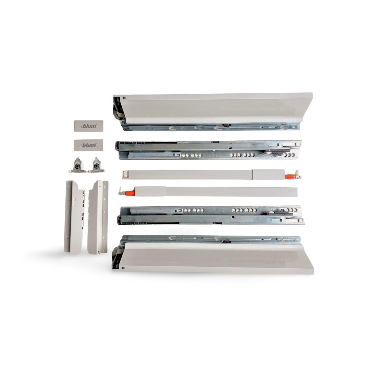 BLUM TANDEMBOX ANTARO D – Szuflada 450 mm, wysoki front z relingiem, BLUMOTION, szara, 30 kg - obrazek 10