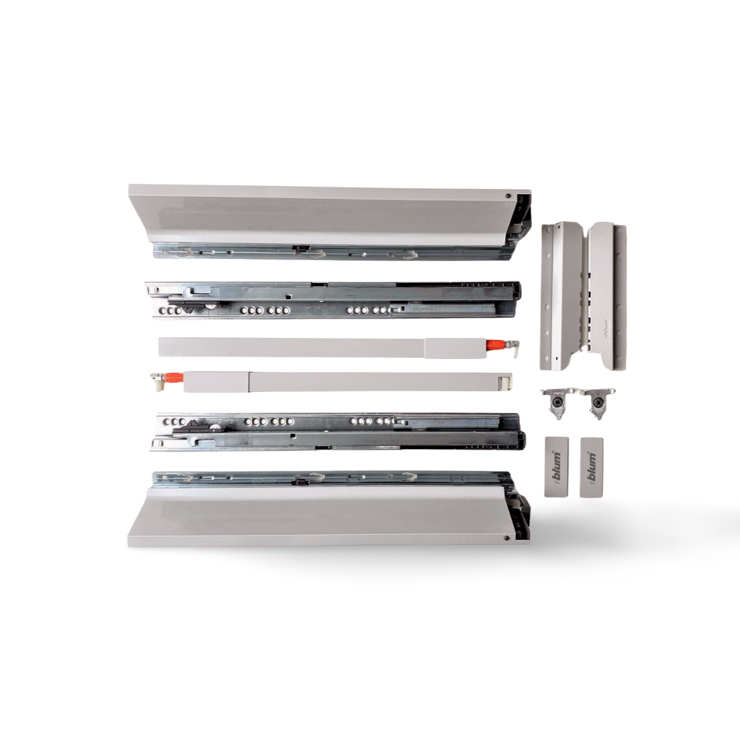 BLUM TANDEMBOX ANTARO D – Szuflada 450 mm, wysoki front z relingiem, BLUMOTION, szara, 30 kg - obrazek 8