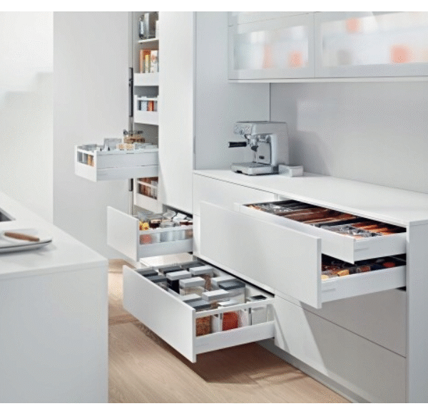 BLUM TANDEMBOX ANTARO M – Szuflada 450 mm, BLUMOTION, szara, 30 kg