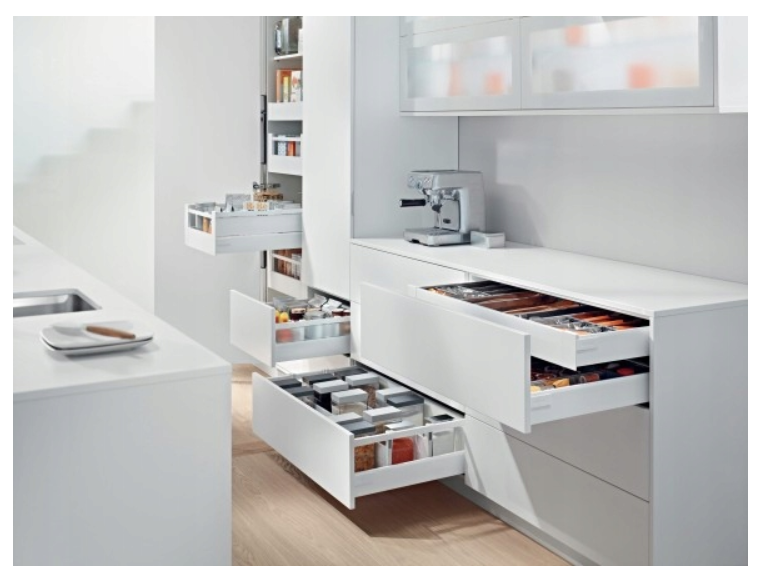 BLUM TANDEMBOX ANTARO M – Szuflada 450 mm, BLUMOTION, szara, 30 kg