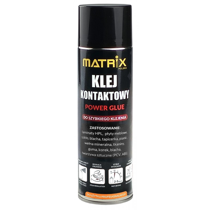 Matrix Power Glue 500 ml – uniwersalny klej kontaktowy w sprayu
