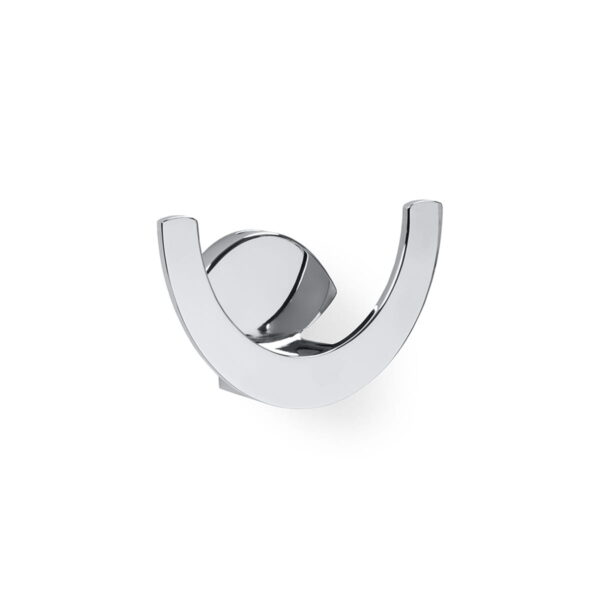 Wieszak meblowy podwójny chrom połysk