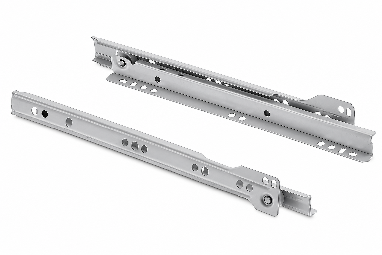 Prowadnica rolkowa GTV 350 mm srebrna – komplet (L+P)